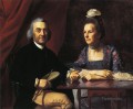 アイザック・ウィンスロー夫妻 ジェミナ・デビューク植民地時代のニューイングランドの肖像画 ジョン・シングルトン・コプリー